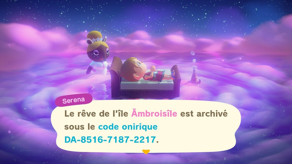 miiversienne's tweet photo. Voilà mon code onirique!! Bonne visite! #AnimalCrossing #ACNH #NintendoSwitch https://t.co/sZM3LXyFT3