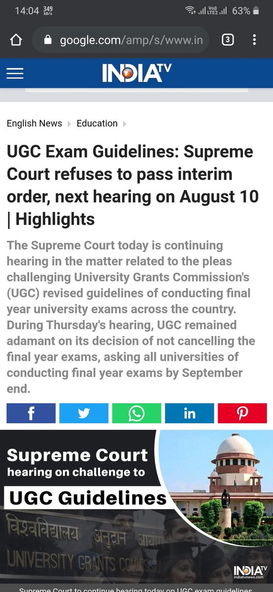 _veeru_patel_'s tweet image. Another Lolipop by supreme court 
Exam will conducting on 4th August and supreme court&apos;s next hearing on 10th august.
@vijayrupanibjp 
@indSupremeCourt 
@GTUoffice 
@ugc_india 
@PMOIndia