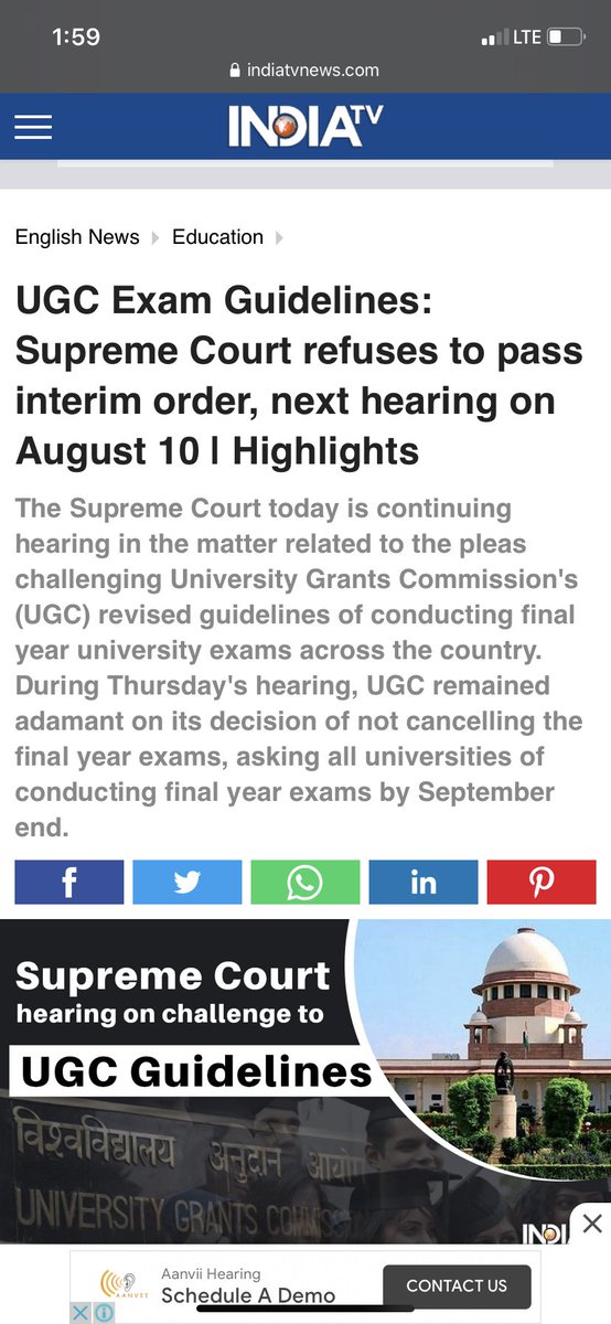 PraveenChawla17's tweet photo. This is depressing we are struggling everyday on this matter as it is affecting millions of life and now we have to wait till 10th august for verdict #StudentsInSCAgainstUGC #studentstimematters #StudentsInSCForJustice https://t.co/m8hD1MAVfN
