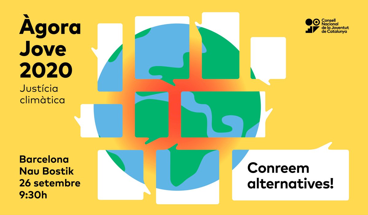 💥 BUM! 💥
Obriu les vostres agendes que aquí teniu una de les últimes notícies abans de l'estiu!
El retorn de l'#ÀgoraJove, enguany dedicada a la justícia climàtica!
#ConreemAlternatives🌱
📲 cnjc.cat/ca/actualitat/…