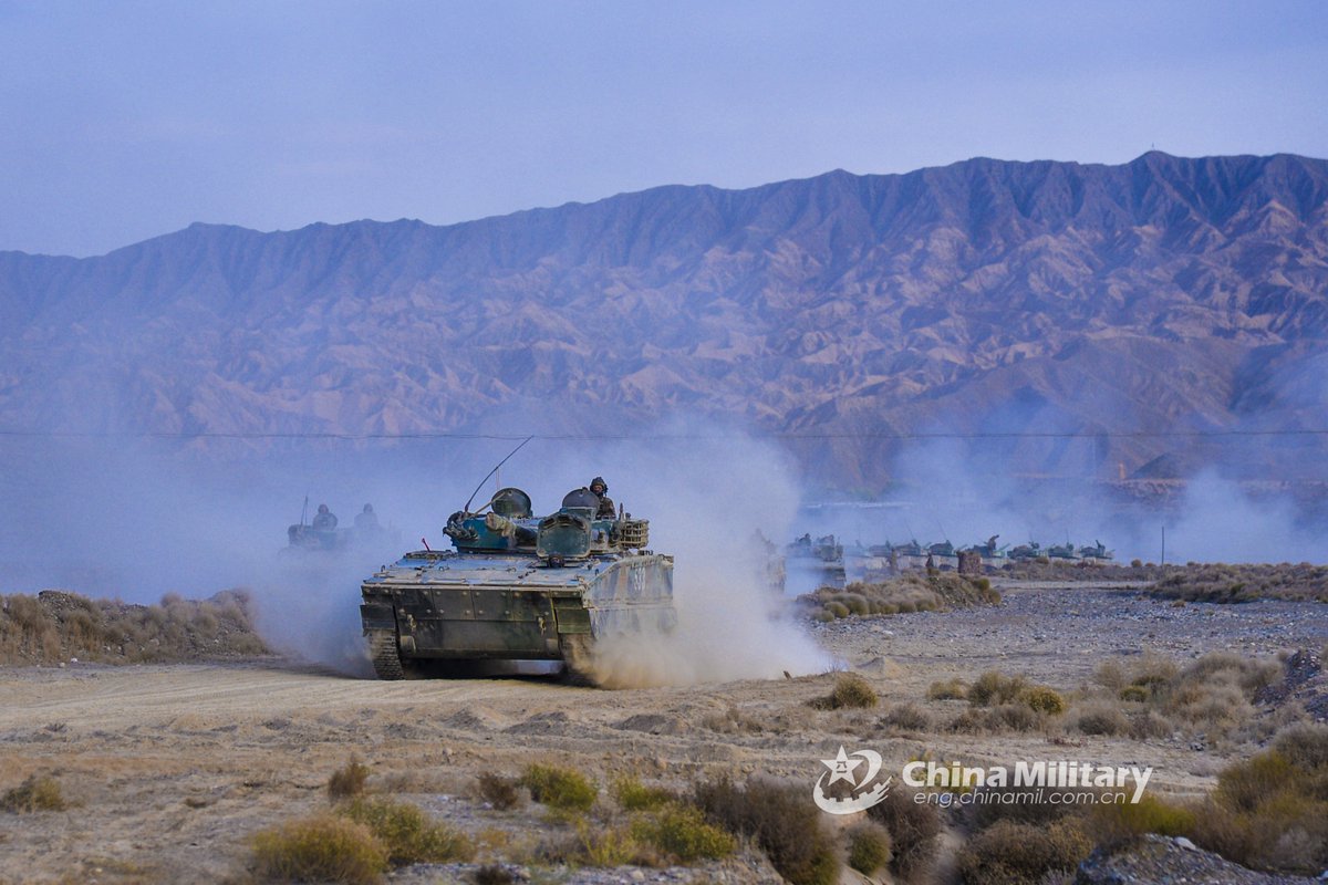 Blue team is from the 76th Group Army (GA), it is equipped with the Type 96A MBT and ZBD-04A IFV shown below on the left and right respectively. It is located in the Western Military District and based in Gansu. The GA assists Tibet and the armed police.