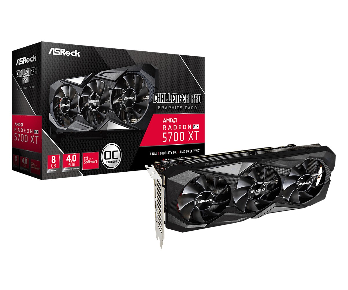 cowcotland's tweet photo. #ASRock annonce la carte graphique #RX5700XT #ChallengerPro 8 Go https://t.co/paVmLpw1LJ https://t.co/9tSM1cZ6GD