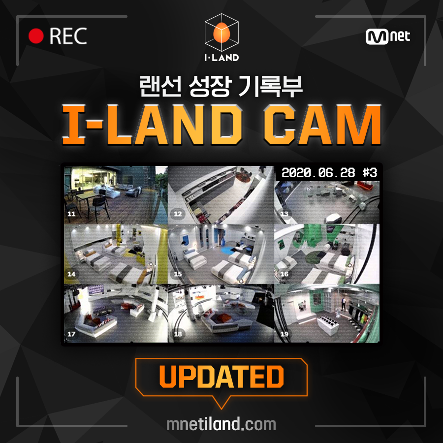 mnetiland's tweet photo. <I-LAND CAM> 6월 28일자 세 번째 CAM 오픈!

매주 월·수·금·토 오후 6시,
업데이트 되는 #I_LAND_CAM 을 확인하세요!

▶https://t.co/W7kKWjydBp

The Third CAM from June 28th!

Every Mon·Wed·Fri·Sat 6PM(KST),
Regularly updated <I-LAND CAM>!

#Mnet #ILAND #I_LAND #아이랜드 https://t.co/H8CHtMVXEP