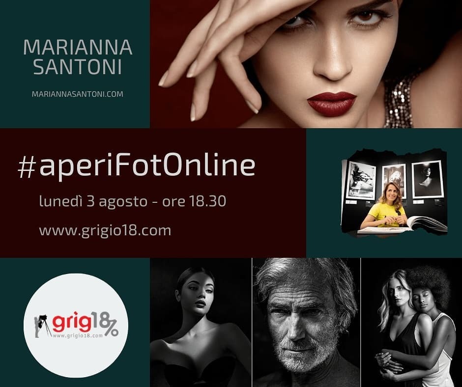 Grigio18's tweet photo. #aperiFotOnline 🍷🍸
.
📸 Marianna Santoni @mariannasantoni
ospite dei nostri aperitivi fotografici on-line 🔝
.
⏰ appuntamento lunedì 3 agosto - ore 18.30 in diretta con una vera e propria "istituzione" della fotografia e della postproduzione non so… https://t.co/Py7h3tMein https://t.co/C4PX5EQBX8