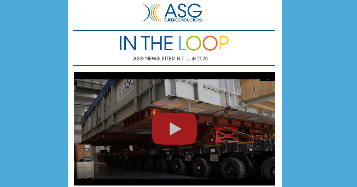 ASGsconductors's tweet photo. 📩"In the loop" n°7 is online
#Iter assembly kick off on Repubblica, news from #CERN: In the superconducting equipment testing hall has been set a new intensity record for the transport of electricity with #MgB2 wire, the new #MROpen Evo video and more 👉 https://t.co/dBSVBwCizt https://t.co/an0TL7iBYw