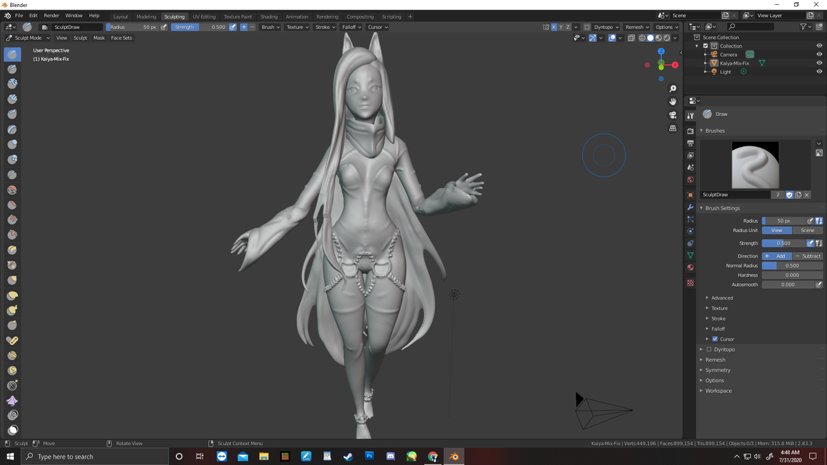 FoxnBones's tweet photo. When you love your oc so much you set out to make a 3d model of her and rig her just so you can 3d printer her. Sadly I changed her outfit so now its outdated RIP. #ArtistOnTwitter #artists #artistsoftwitter https://t.co/UkpBsyP15J