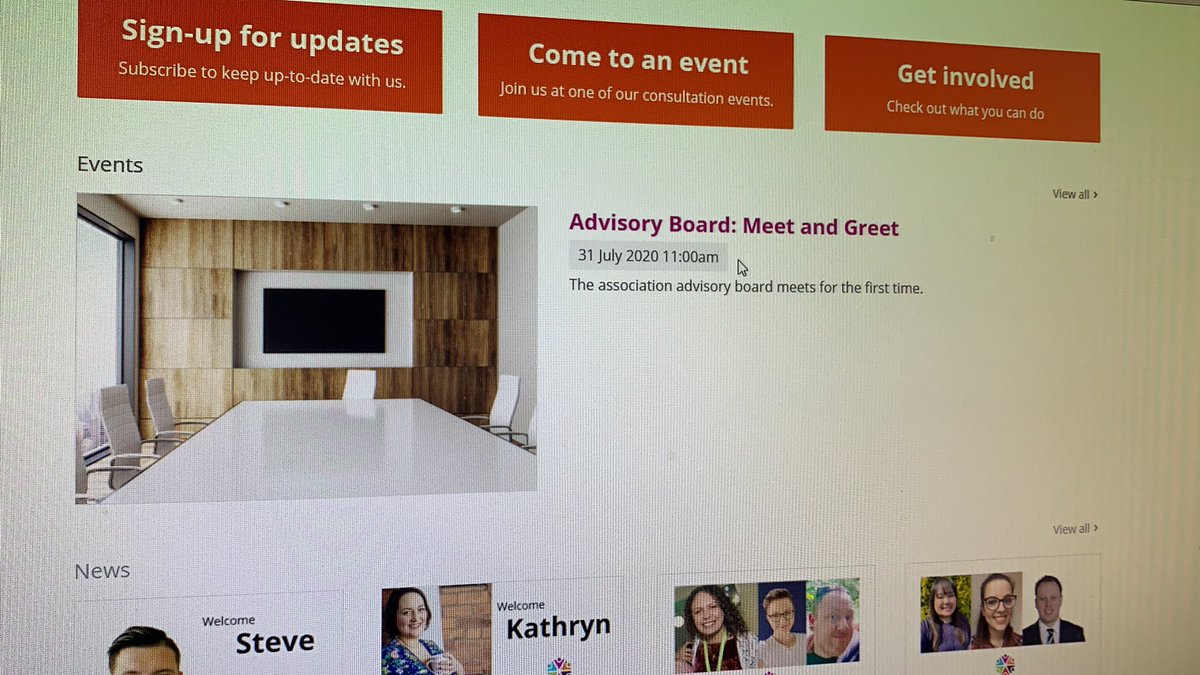 Excited for our first @AssociationSu Advisory Board meet and greet this morning.