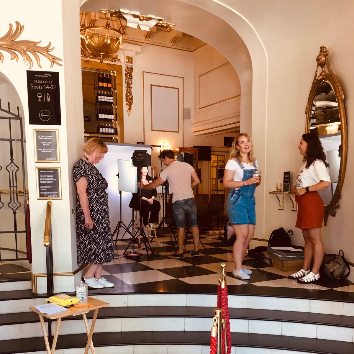 Our venue hosted a very special photoshoot yesterday as part of The Show Must Go On campaign supporting Acting for Others . Here is West End star and Playhouse Patron Shona White (<a href="/singinghaggis/">Shona White</a>) getting her portrait captured by Clayton Smith Photography (<a href="/ClaytonSPhoto/">Clayton Smith Photo</a>).