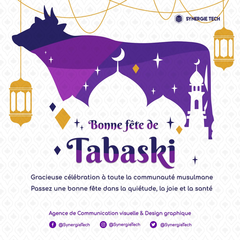 SynergieTech's tweet photo. Bonne fête de Tabaski https://t.co/tYVOOP6oos