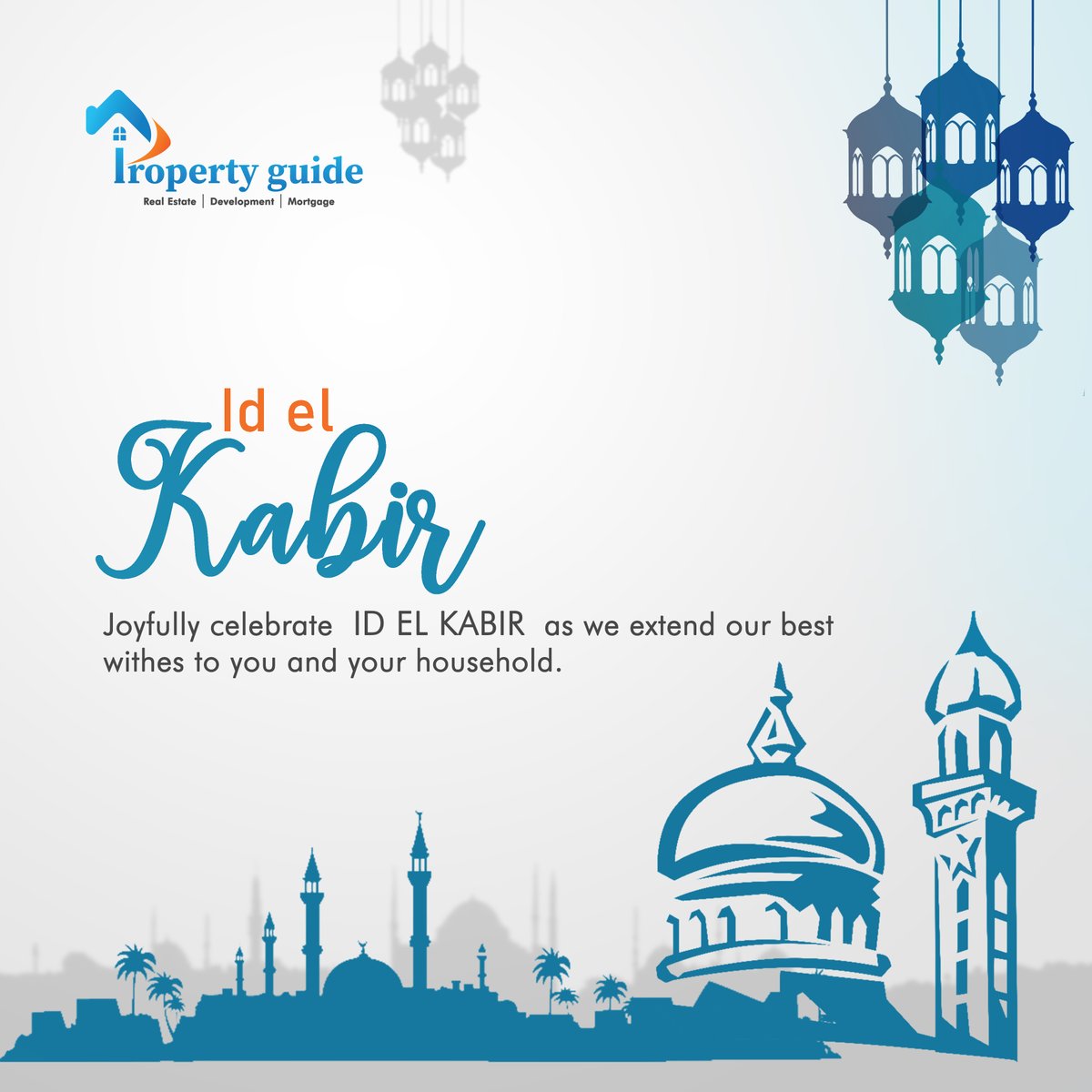 PGhomesng's tweet photo. Property Guide and Utilities Services Ltd wishes you a joyous Id el Kabir celebration! 
#idelkabir #propertyguidepg #sallah #naija #9ja #property #mortgage #ownahome #investment #lowcosthousing https://t.co/UJE7ETg7g4