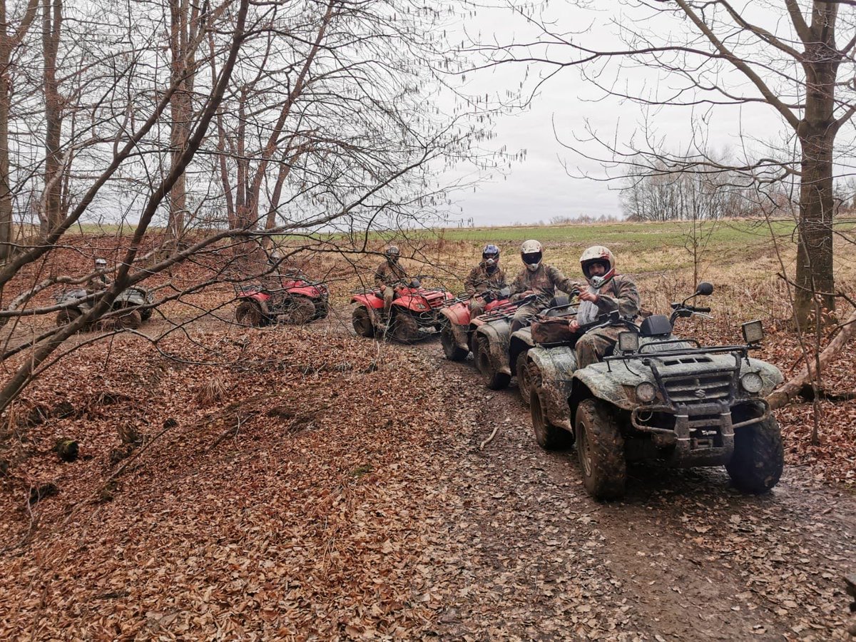 Bumper_Ball's tweet photo. Mud, forest, hills, streams and smell of sausage afterwards - pure fun that is Quad biking Krakow :) Packages from 20 up to 60 minutes, both ways transfers and guide assistance included. Just fill in our contact form and rely on us :) #quadbikingkrakow 
https://t.co/IZnZrDHD8R https://t.co/WqYMo0bnkz