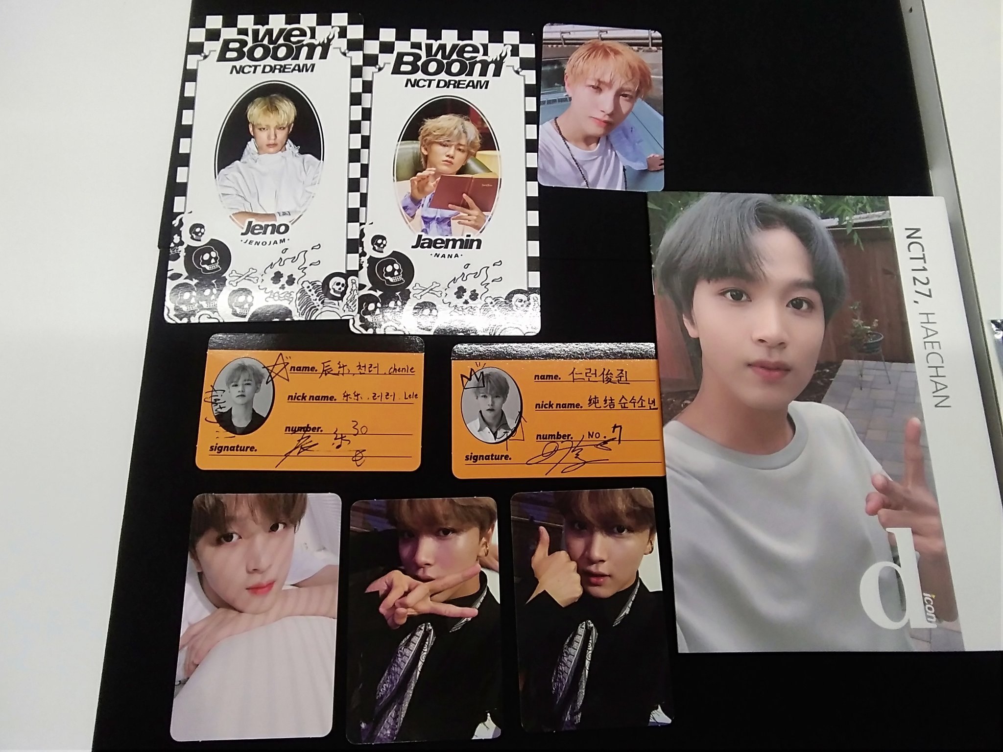 ジェノ　スタンプ　トレカ　NCT NCT DREAM ジェノ BOOM スタンプ トレカ