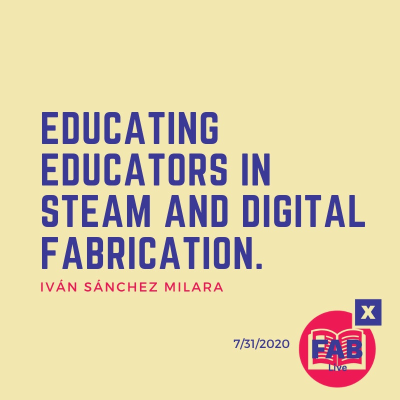 Today at 16:00 (Finnish time) <a href="/ivanmilara/">Iván Sánchez Milara</a> will present in the #FabXLive event some insights and reflections on the #steaminoulu teacher training carried out at <a href="/fablab_oulu/">Fab Lab Oulu</a> by him and <a href="/KatiPitk/">Kati Pitkänen</a>  during the last two years.