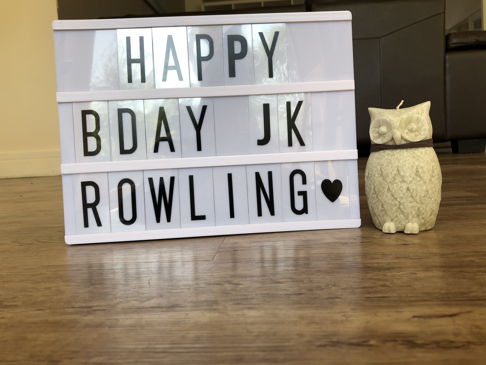 Celebrating J.K Rowling and Harry Potter s birthday. Many happy returns 