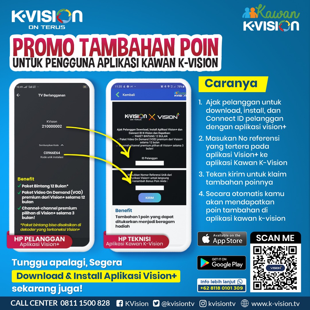 Kvision On Twitter Buat Kamu Teknisi K Vision Udah Install Aplikasi