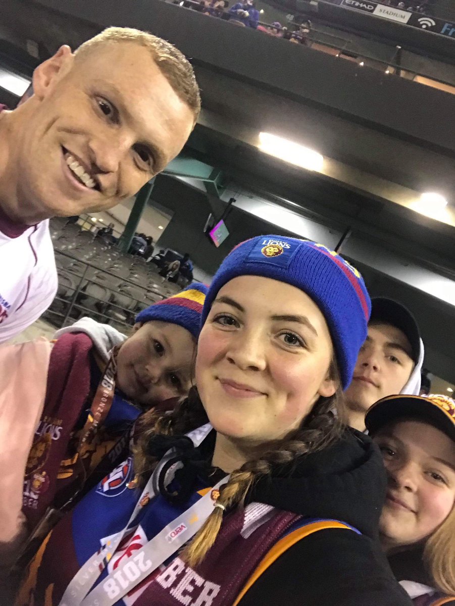 @MitchRobinson05 congratulations on the 200 mate, I was very excited when you joined the @brisbanelions you’re one of mine and my family’s favorites. Good luck tonight. #GoLions #BringbacktheRoar