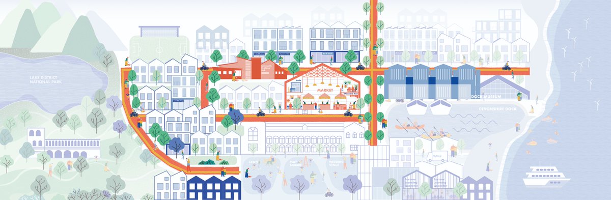 This exciting project will vastly improve the infrastructure and connectivity in Barrow with 11.5km of new cycle paths. We hope this introduction of new walking and cycle pathways will replace short car trips with journeys on bicycle or foot.