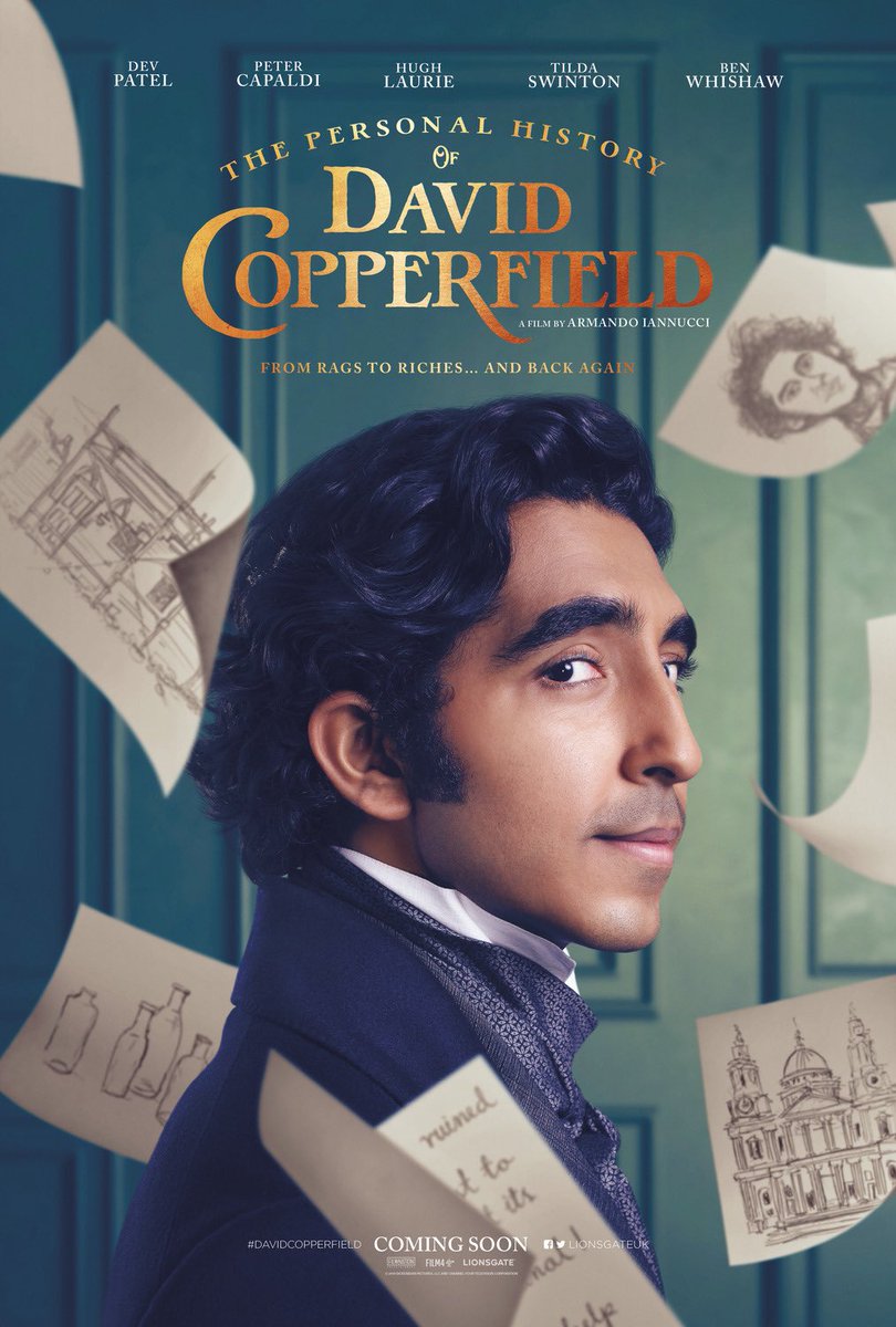 The Personal History of David Copperfield (2019)A great adaptation and very unlike Armando Iannucci. The cast especially was brilliant!