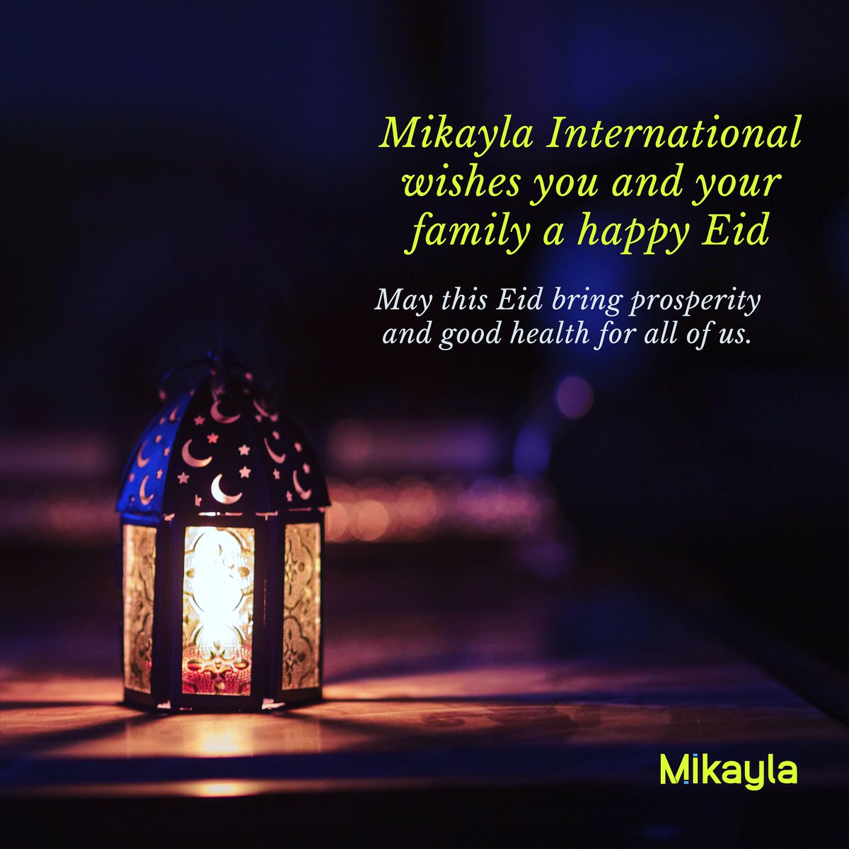 MikaylaInterna1's tweet photo. EID-AL-ADHA MUBARAK to all Muslim faithfuls, may your sincere prayers be answered, may Allah fill your life with love, light, happiness and good health. 
#EidElKabir #eidmubarak2020 https://t.co/UNhqyOnZpR