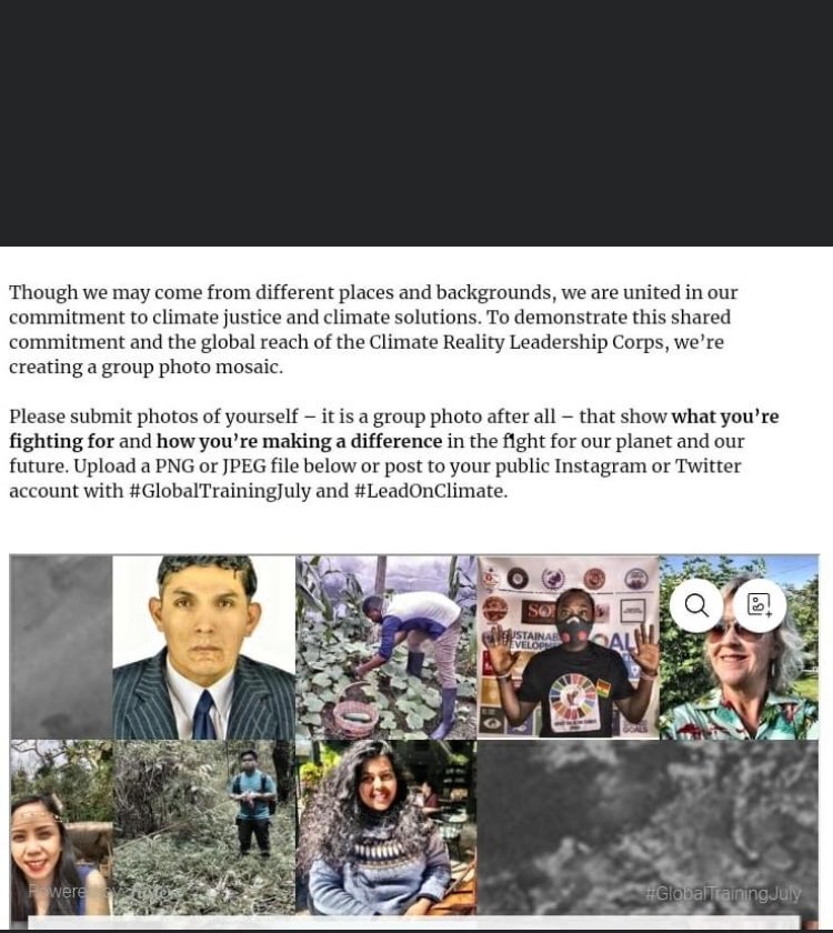 Gabidezin's tweet photo. Climate Reality Leadership Corps trainings are all about gaining the knowledge,know-how, networks to solve the climate crisis. Complete your required learning exercises to apply your knowledge,know-how. #GlobalTraningJuly #LEADonClimate2020 #Table104 @AfricaCRP @PlasticFreeJuly https://t.co/IDQS64qQJY