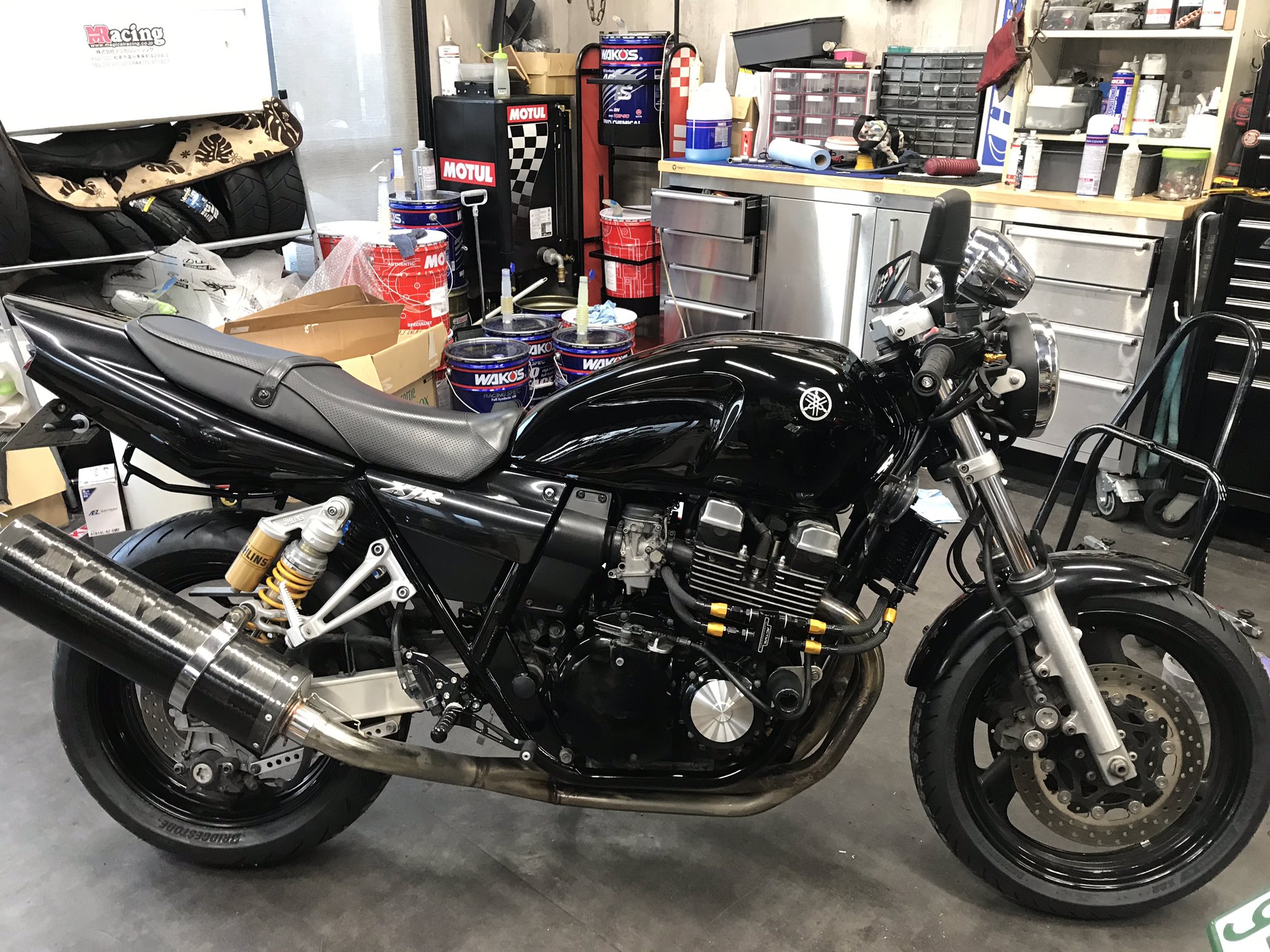 XJR1200 セパハン用　エグリタンク（自家塗装） ZRX1200DAEGセパハン仕様 | BSMK工房/ボディーショップMK