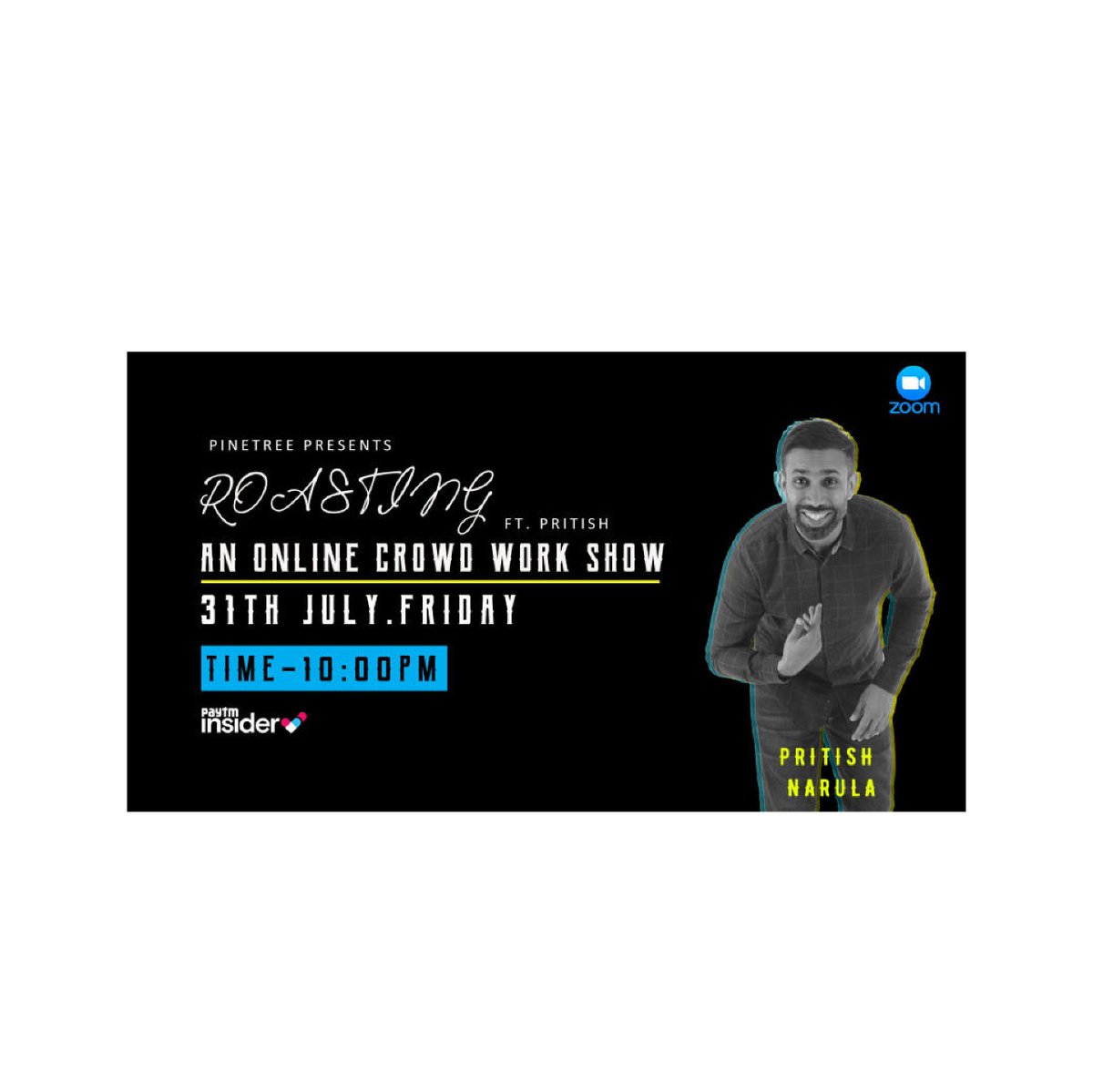 stayinaliveorg's tweet photo. Head to  (@insider.in )for 1-6 and (@bookmyshowin ) for 7-8  for more details! 

#ArtistsSupportArtists #livemusic #onlinegig #comedy #music #EducateInspireSupport #BetterTogether #OnlineEvents #DigitalEvents https://t.co/fHRhue2dWY