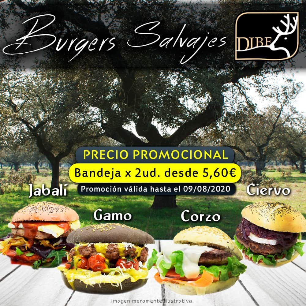UNA BUENA IDEA PARA EL FIN DE SEMANA, EN  VUESTRA PARRILLA, NO PUEDE FALTAR LA VARIEDAD DE  HAMBURGUESAS DE NUESTROS AMIGOS DE CARNICAS DIBE.
.
🦌🍔 ‼️ EN BURGERS SALVAJES ‼️ 🍔🐗
.
🙋‍♀️ Para celebrar el lanzamiento de la nueva tienda online 🙋‍♂️
.
🛒 tienda.carnicasdibe.com 🛒