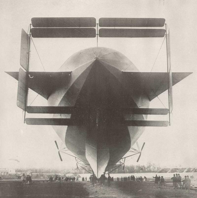 The Art of Album Covers .A photo of a French airship taken during the 1st World War..Used by The Prodigy on Invaders Must Die, released 2009.