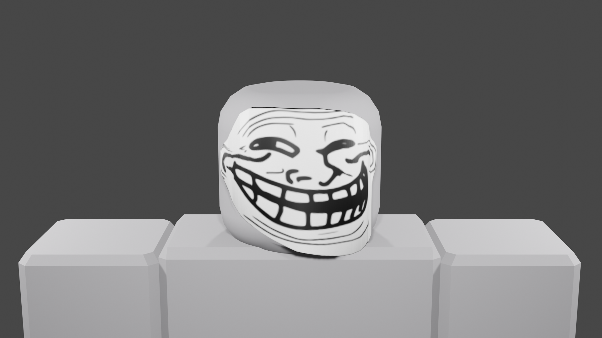 Laidbackdeveloper On Twitter New Blender Logo And Troll Face Masks Robloxugc Robloxdev - roblox troll face png