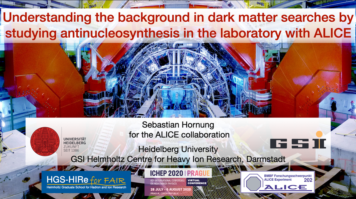 I always say that  @LHCbExperiment is the coolest LHC experiment, but the last two talks in the Dark Matter Detection session have been about ALICE and I can see this experiment showing intentions of competing with LHCb, also, how cool is this picture?  #ICHEP2020