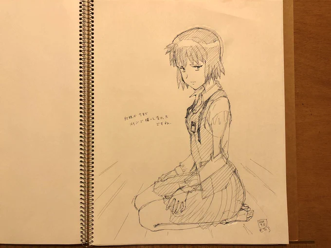 楽描き。 