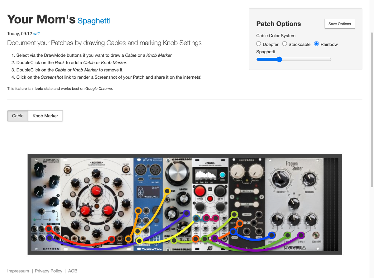 MODULARGrid (@modulargridnet) on Twitter photo *Rainbow* is the new cable color system for Sketch a Patch. Implemented using an idea from <a href="/mylarmelodies/">mylar melodies</a> *Rainbow* is the new cable color system for Sketch a Patch. Implemented using an idea from <a href="/mylarmelodies/">mylar melodies</a>