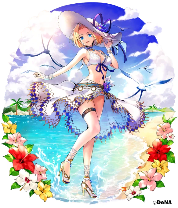 【販売開始】
11種類の水着衣装が手に入る『期間限定魔宝石セット(無料おまけ付き) 』の復刻販売が始まりました?販売期間が短いのでご注意くださいね?

▼販売対象の衣装はこちら
https://t.co/JC9infyecJ

※投稿イラストは2018年verです。

#メギド #メギド72 