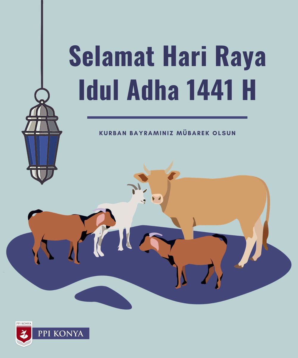 PPIKonya's tweet photo. فَصَلِّ لِرَبِّكَ وَانْحَرْ
"Maka dirikanlah shalat karena Tuhanmu; dan berkorbanlah." (QS. Al-Kautsar : 2)

Selamat Hari Raya Idul Adha 1441 H, semoga kurban teman teman menjadi berkah🙏 https://t.co/7rq6ef2S9k