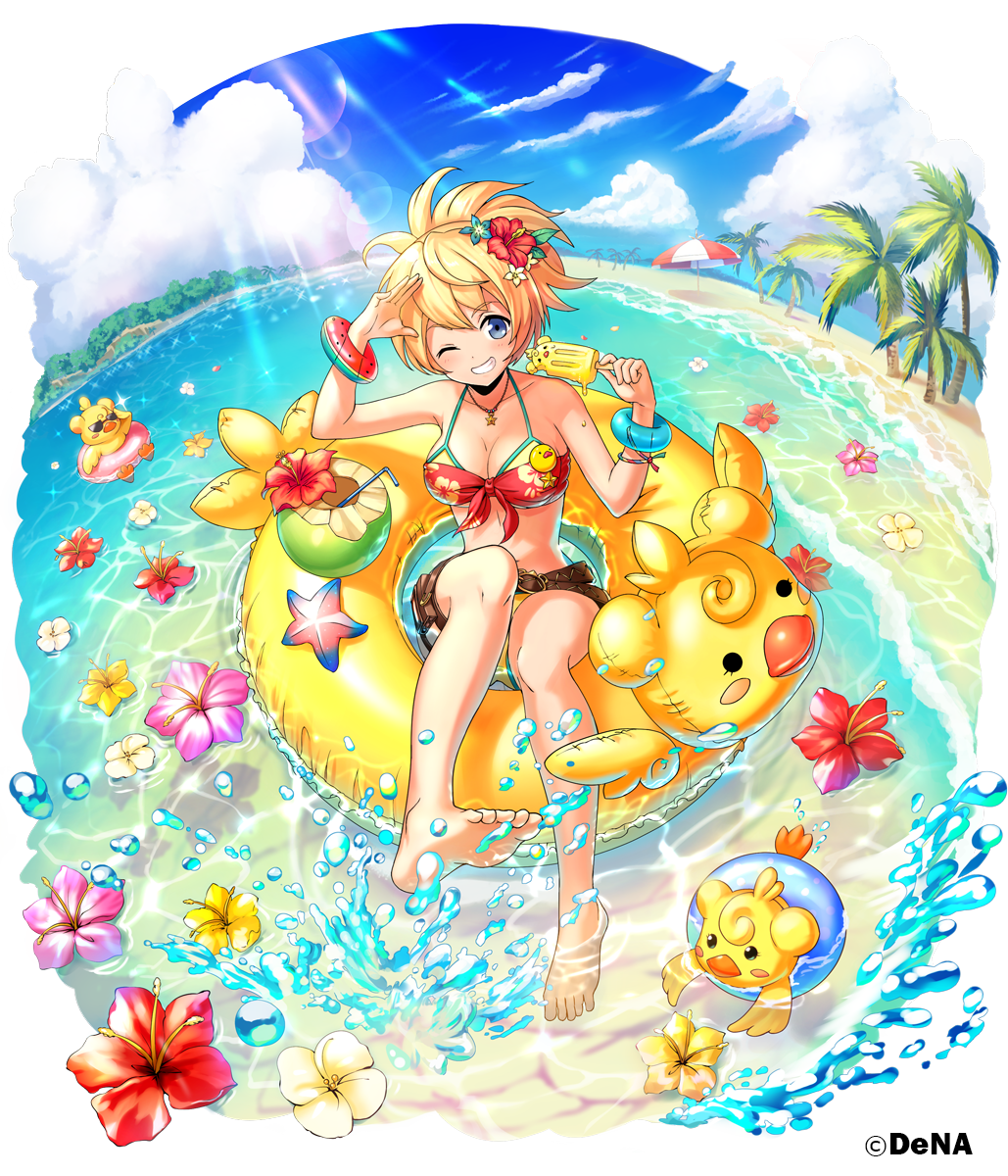「【販売開始】
11種類の水着衣装が手に入る『期間限定魔宝石セット(無料おまけ付き」|ルネ@[公式]メギド７２のイラスト