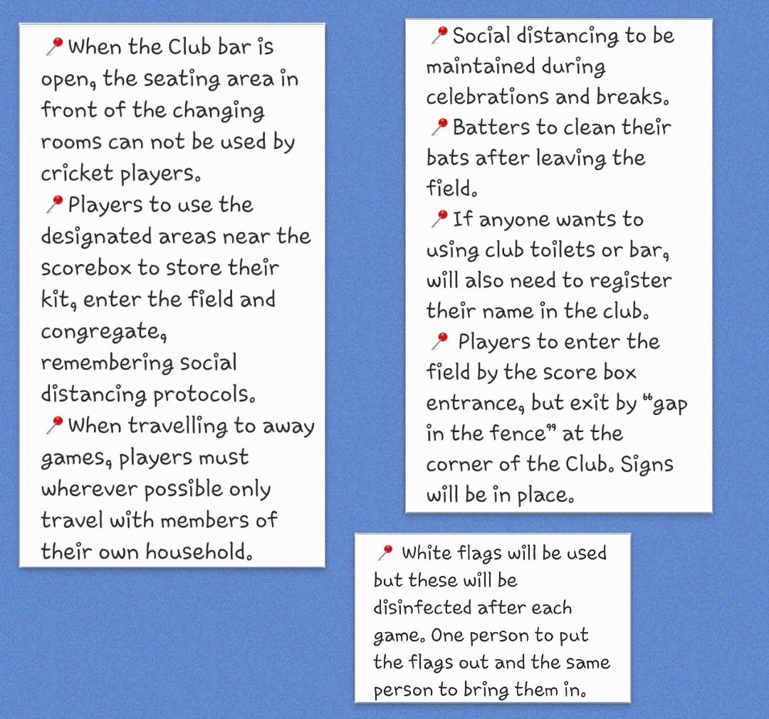 nlwcricket's tweet photo. Tomorrow sees the start of Newton CC season when the 1st XI host St Helens CC 12.00 start. Bar open 12-9pm.
We can't wait to welcome you back
For all players/guests/spectators Please see procedures in place below:
#backtoit
#sunshineordered
#StaySafe https://t.co/ksVTBvKNzy