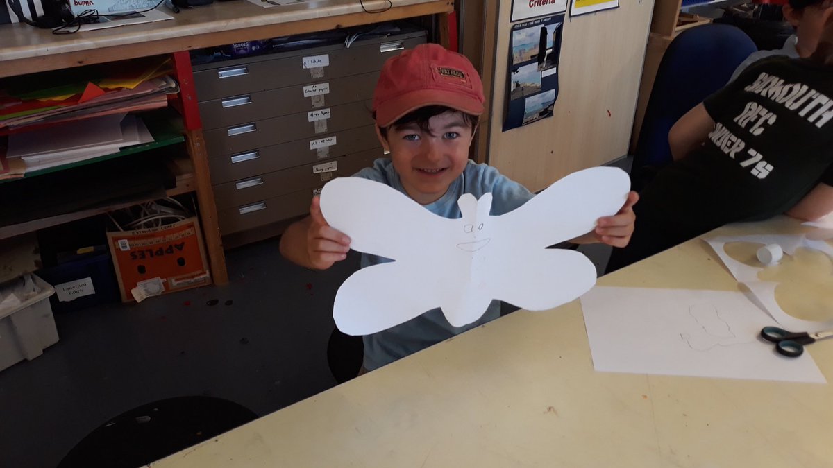St_Johns_School's tweet photo. Today in Summer Camp the children made butterflies which they then flew in races before going on a butterfly count and identification in our woodland https://t.co/iCC6eeiPGO