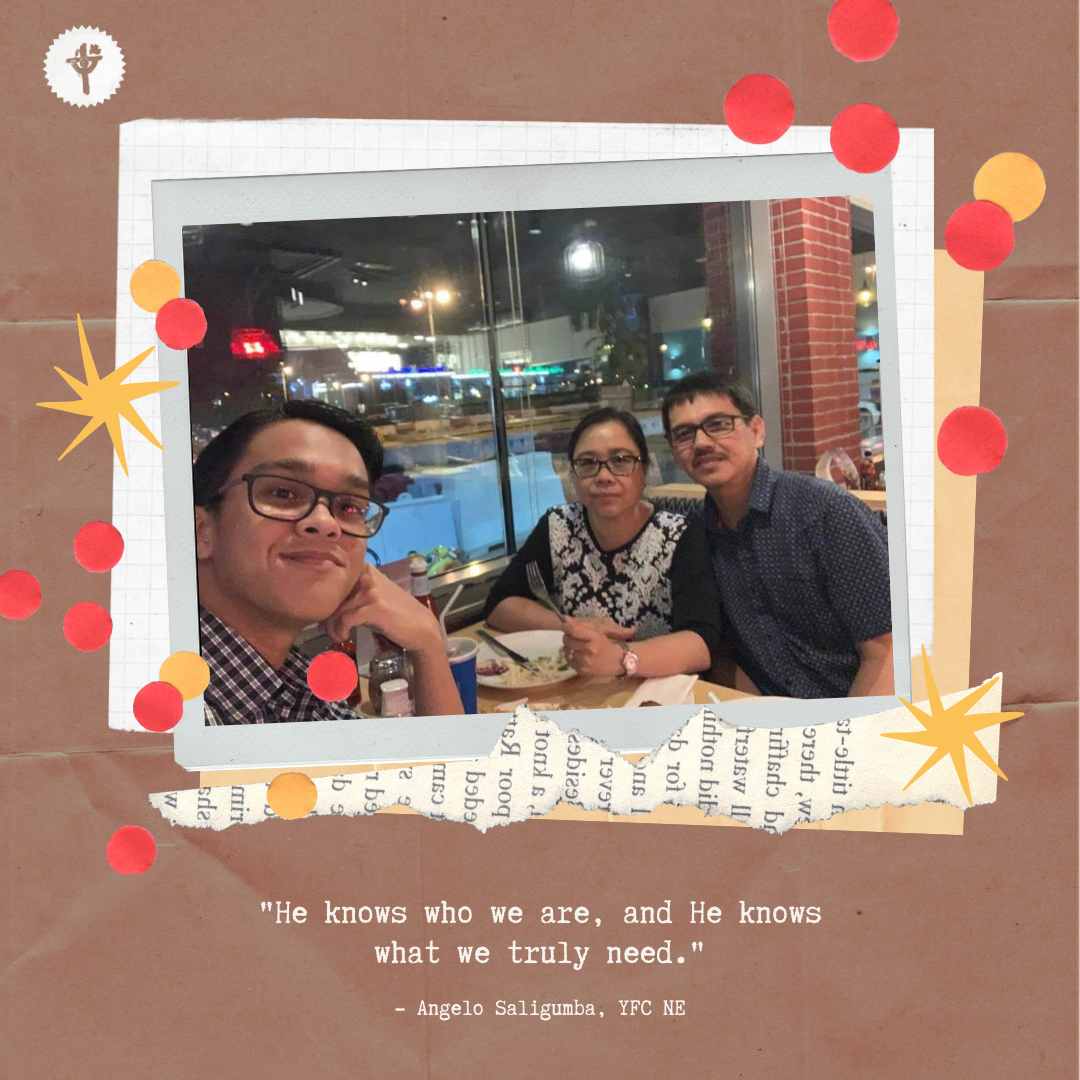 cfcyfcuae's tweet photo. "He knows who we are, and He knows what we truly need."

-  Kuya Angelo Saligumba, @cfcyfcne 

Read the full sharing in our fb page! https://t.co/faDlHgIJ9e 

#FamilyFridays 
#YFCUAE 
#Kristogram https://t.co/3ueP8wX3bo