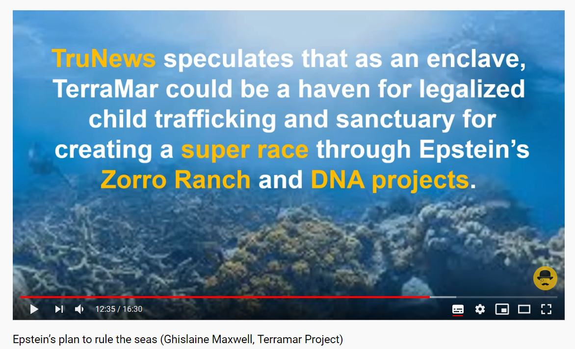 ''It's not far-fetched to envision wealthy powerful tech barons and billionaires creating a floating city on the ocean and getting status as an independent state.''International waters = outside the scope of law enforcement. #TerraMarProject  #SDG14  #GhislaineMaxwell