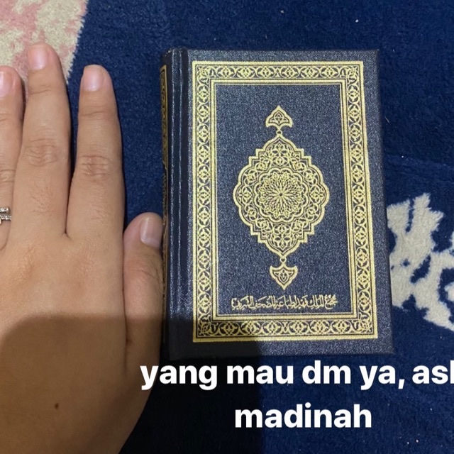 fitryclothes's tweet photo. Saya menjual al-quran asli madinah seharga Rp150.000. Dapatkan produk ini hanya di Shopee! https://t.co/JJXTbIfk0d #ShopeeID https://t.co/7ZQmkL2ZT6