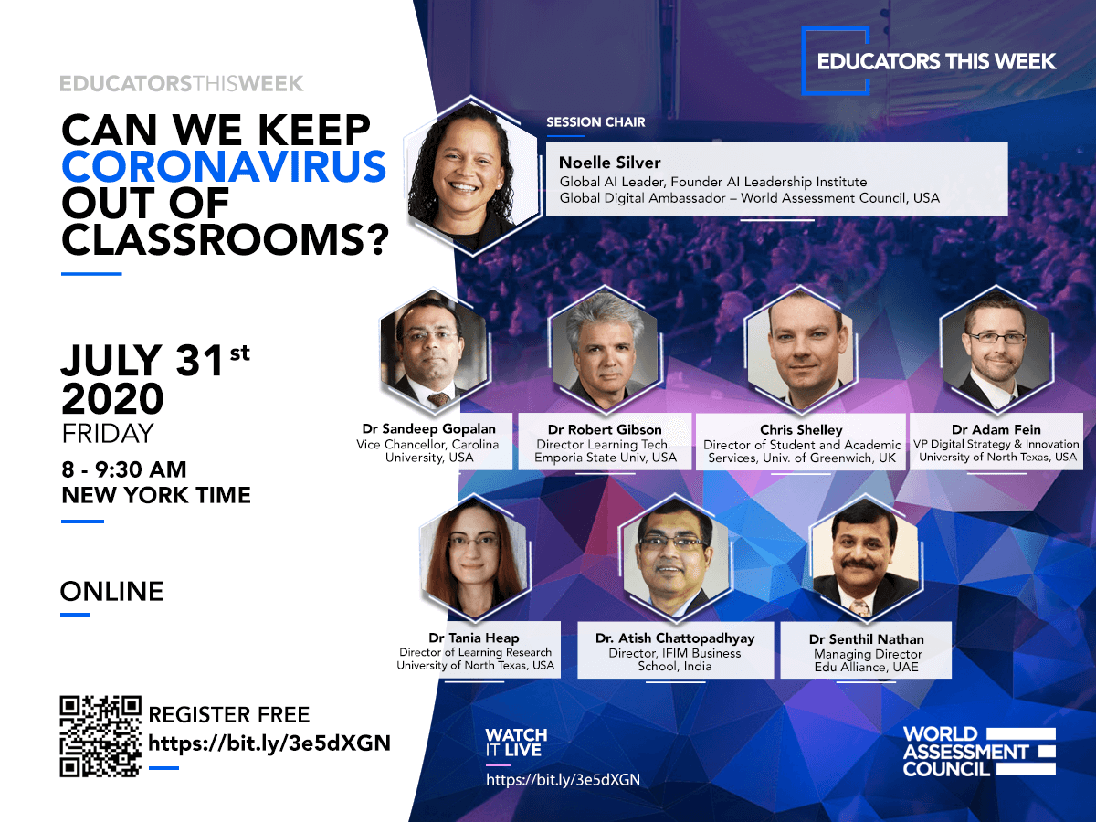 UniofGreenwich's tweet photo. Today our very own Director of Student and Academic Services, @chris_shelley, will be talking on the @wacsocial #EducatorsThisWeek. This online panel will be discussing ‘Can we keep Coronavirus out of classrooms?’. Tune in at 1pm UK time 👉 https://t.co/GT9oWN4NE6 https://t.co/HM6q2x1oMM