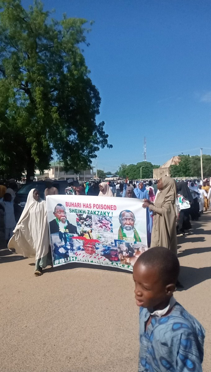 GhaleebunN's tweet photo. Followers of sheikh Ibraheem Zakzaky staged a free Zakzaky protests in Bauchi. In continued demad for the immediate release of their leader. https://t.co/Vwf8ZsZUyG