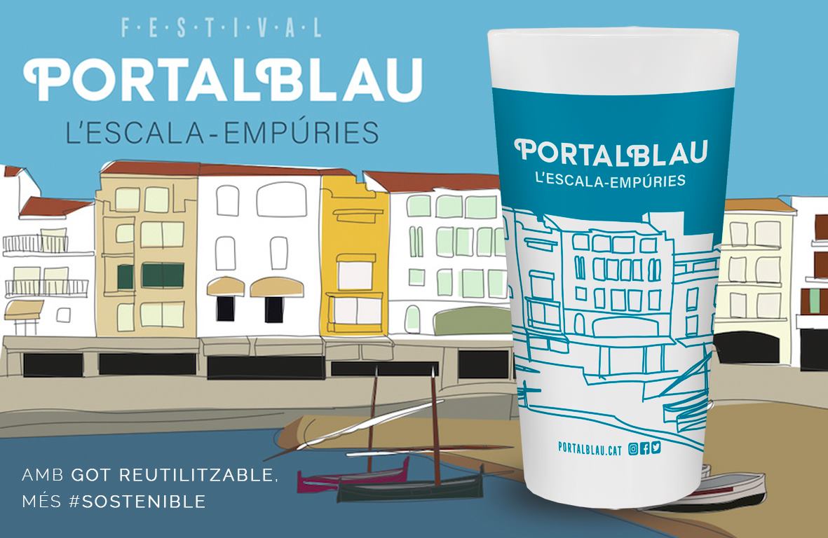 Portalblau's tweet photo. Els companys d' @ecofestes són els responsables d'aquests gots tan especials, reutilitzables i per tant, més sostenibles. A nosaltres ens encanten, i a vosaltres?
#FestivalSostenible #ZeroWaste #ReuseToReduce #portalblau #portalblau2020 https://t.co/TQBaz6yD5s