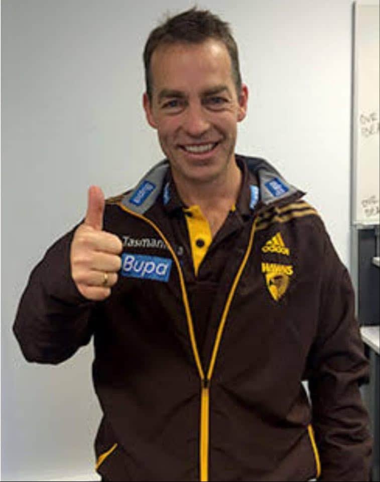 Happy Clarko approves of that win #hawks