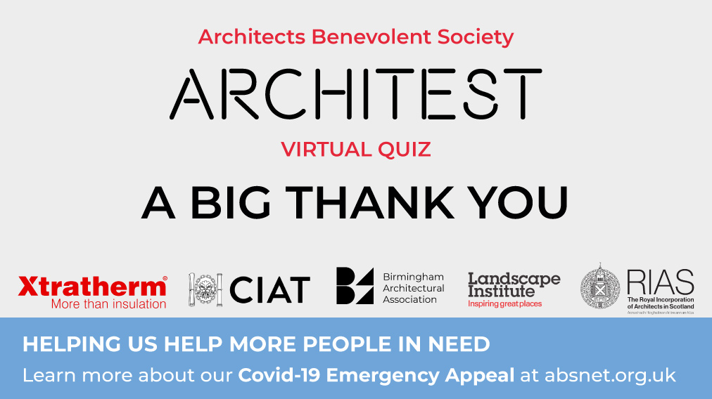 ArchBenSoc's tweet photo. Thanks again to everyone who joined us for our #ArchiTest quiz last night! Your participation, generous donations and sponsorship from @Xtratherm raised over £4,400 towards our COVID-19 Emergency Appeal: https://t.co/UEeSEgHBAu https://t.co/J2ne76Wbao