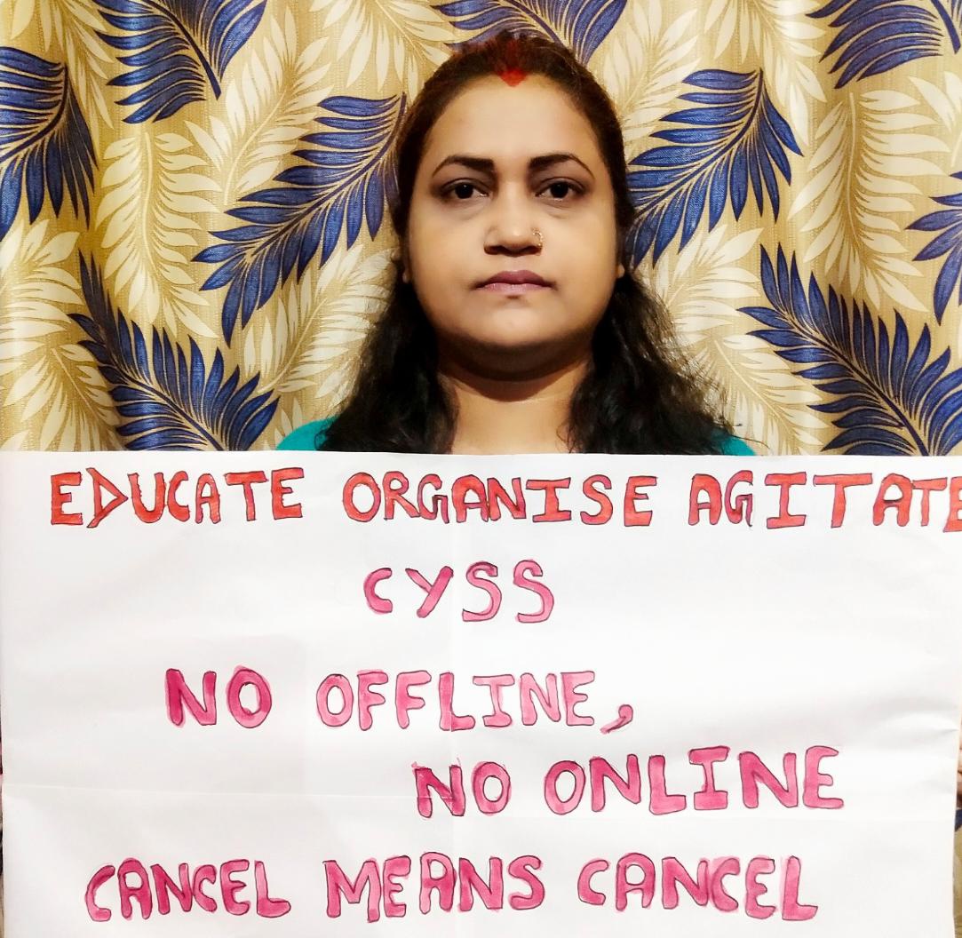 AsifAliCYSS's tweet photo. #CYSSAgainstExamsInCovid
#NoExamsInCovid
#RejectUGCGuidelines https://t.co/PGCAj1g2wq
