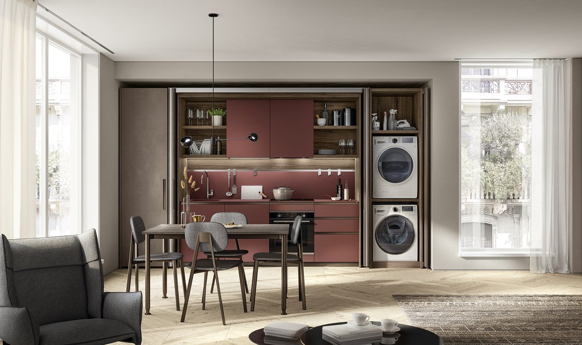 scavolini's tweet photo. Una cucina che compare al momento giusto e scompare quando non necessaria...geniale, non trovi?!
A kitchen that appears at just the right moment and disappears when no longer necessary...brilliant, isn't it?!
#BoxLife #RainlightStudio @YorgoLykouria https://t.co/DPawBDlxWK