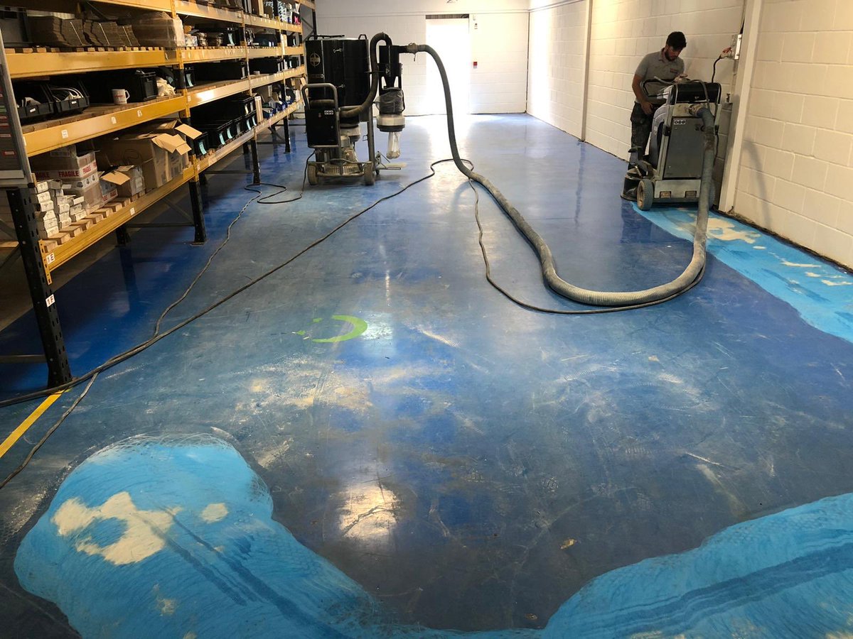 britanniafloor's tweet photo. It’s all in the dust free preparation! Another epoxy resin floor completed by the Britannia team for a repeat client who is amazed at the transformation of their stores area. #epoxyresin #epoxyflooring #factoryfloors https://t.co/dPMbr6yHxt