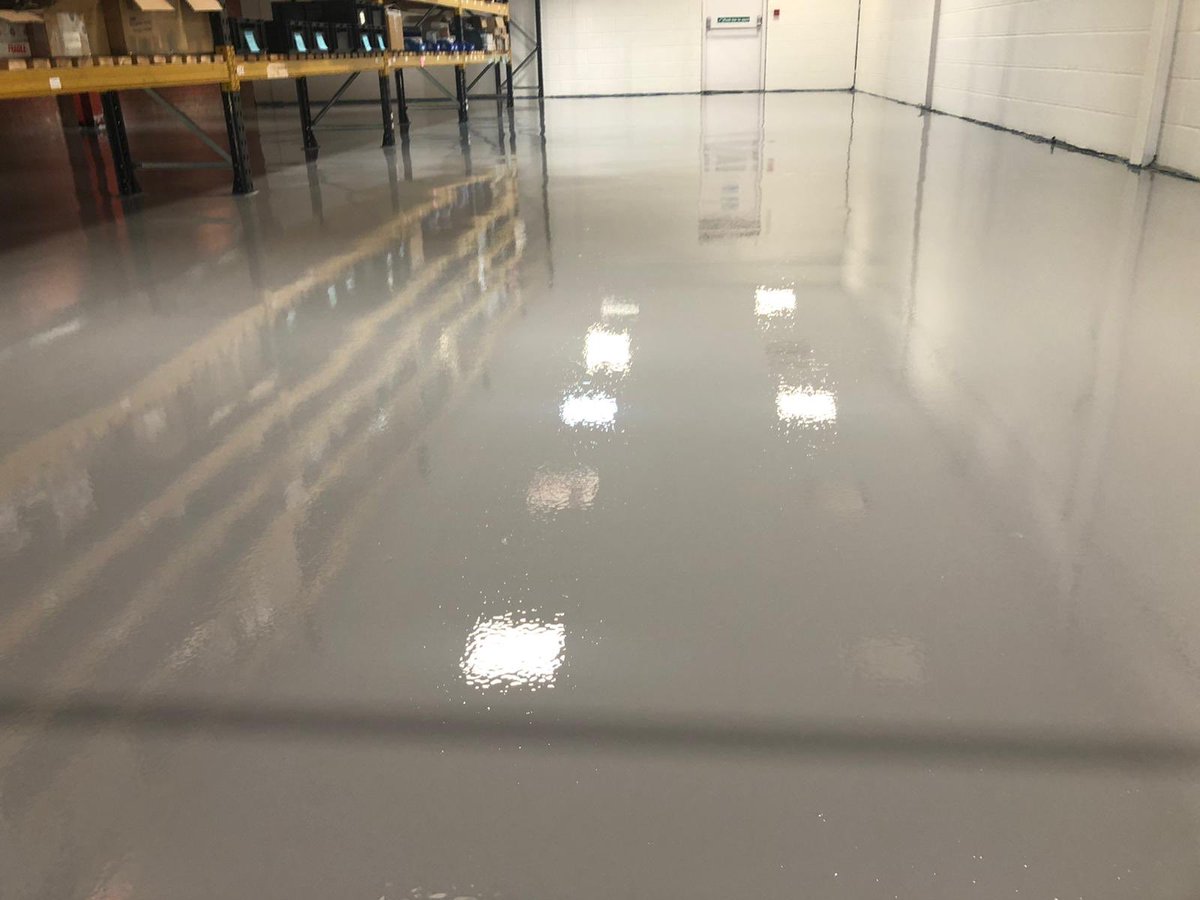 britanniafloor's tweet photo. It’s all in the dust free preparation! Another epoxy resin floor completed by the Britannia team for a repeat client who is amazed at the transformation of their stores area. #epoxyresin #epoxyflooring #factoryfloors https://t.co/dPMbr6yHxt