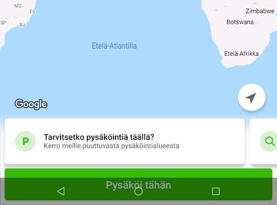 Jannev252's tweet photo. @gibbed Floating chat buttons have been doing this for years. Recently an Android app managed to render below the OS action bar, making a button barely clickable. Had I been unable to click it, I would have had to use a manual parking ticket station. https://t.co/2bprW6q1yX